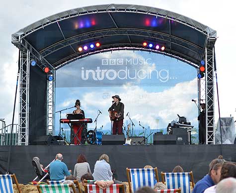 BBC Introducing stage at Courtyfile Live.