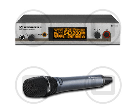 Sennheiser G3 300 Series EW335 Handheld wireless radio microphone kit