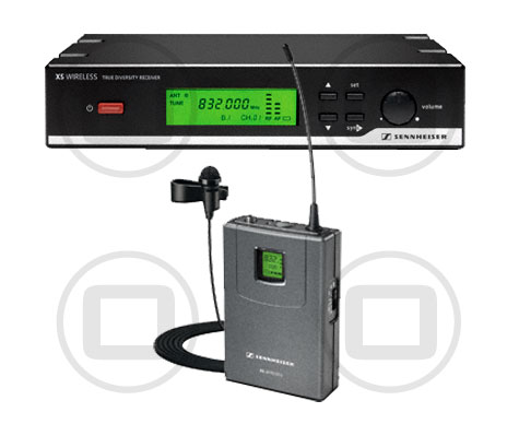 Sennheiser XS Series XSW12 Lapel clip-on wireless radio microphone kit