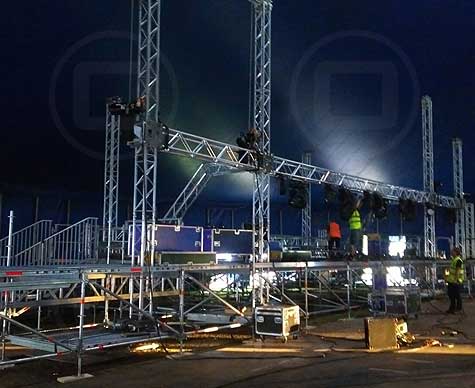 Staging & event structures by OTP, Wallingford, Oxfordshire